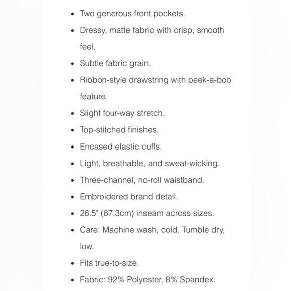 NWT ZYIA charcoal boulevard joggers. Size Medium - Picture 6 of 6